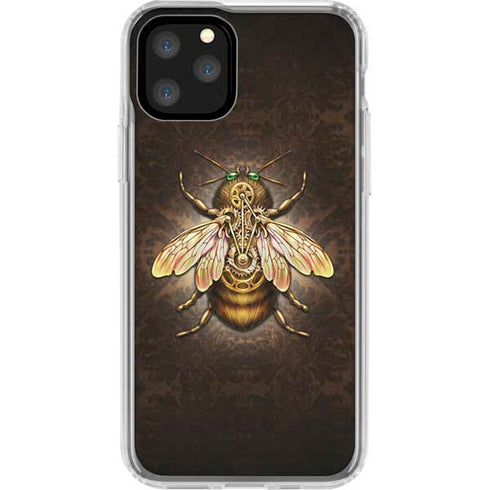Steampunk Bee by Brigid Ashwood iPhone 11 Pro Clear Case