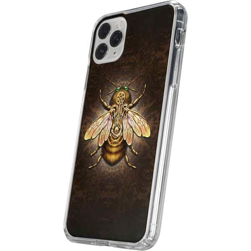 Steampunk Bee by Brigid Ashwood iPhone 11 Pro Clear Case