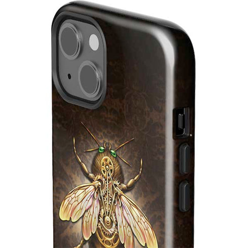 Steampunk Bee by Brigid Ashwood iPhone 15 Plus Impact Case