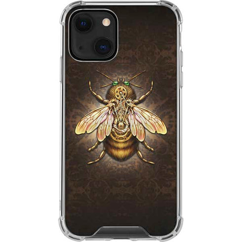 Brigid Ashwood Steampunk Bee iPhone 14 Plus Clear Case