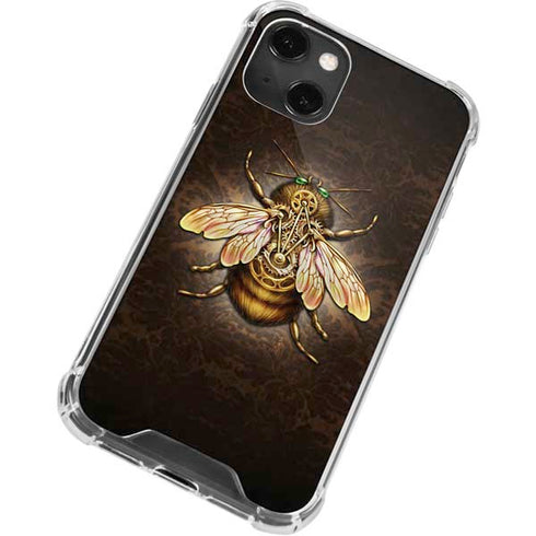 Brigid Ashwood Steampunk Bee iPhone 14 Plus Clear Case