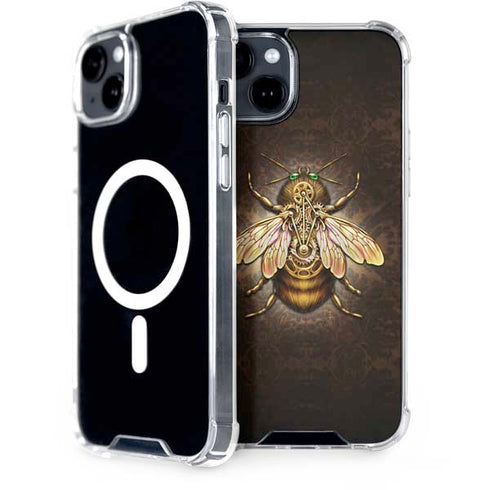 Brigid Ashwood Steampunk Bee iPhone 14 Plus MagSafe Case