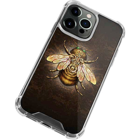 Steampunk Bee by Brigid Ashwood iPhone 15 Pro Max Clear Case