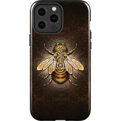 Steampunk Bee by Brigid Ashwood iPhone 15 Pro Max Impact Case