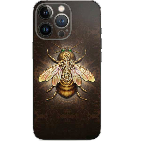 Steampunk Bee by Brigid Ashwood iPhone 15 Pro Skin