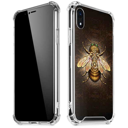 Steampunk Bee by Brigid Ashwood iPhone XR Clear Case