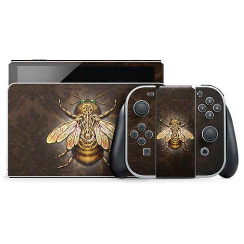 Brigid Ashwood Steampunk Bee Nintendo Switch OLED (2021) Skin