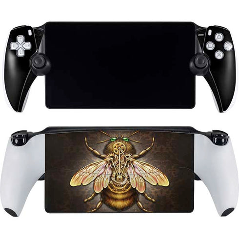 Steampunk Bee by Brigid Ashwood PlayStation Portal Remote Player Skin