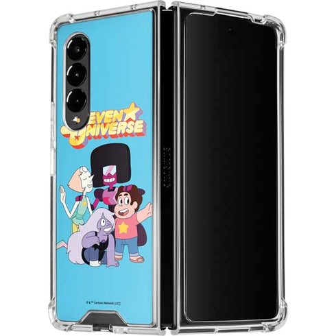 Cartoon Network Steven Universe Steven Universe Characters Galaxy Z Fold4 5G Clear Case
