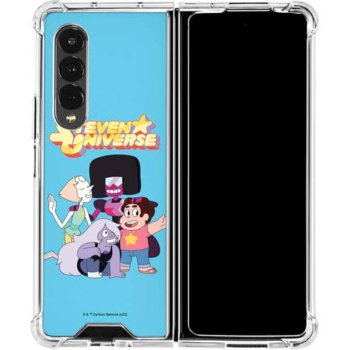 Cartoon Network Steven Universe Steven Universe Characters Galaxy Z Fold4 5G Clear Case