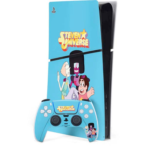 Cartoon Network Steven Universe Steven Universe Characters PS5 Slim Digital Edition Bundle Skin