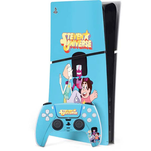 Cartoon Network Steven Universe Steven Universe Characters PS5 Slim Digital Edition Console Skin