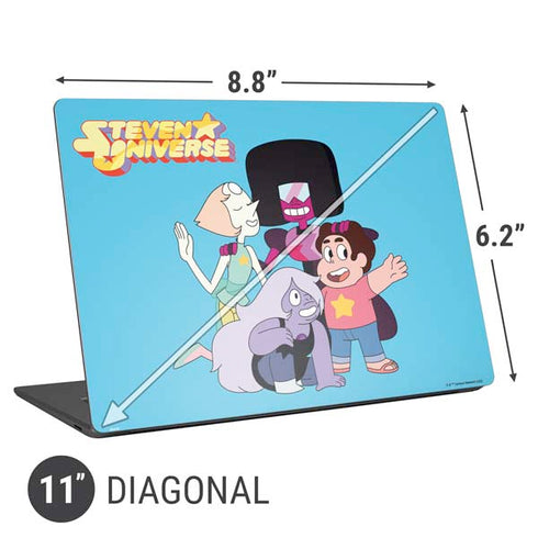 Cartoon Network Steven Universe Steven Universe Characters Universal Laptop 11in (8.8 x 6.2in) Skin