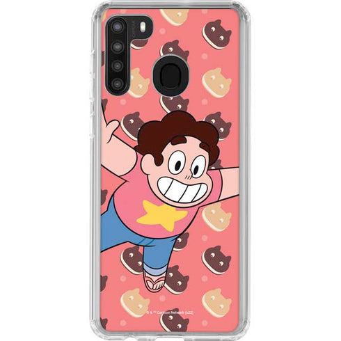 Cartoon Network Steven Universe Steven Universe Free Falling Galaxy A21 Clear Case