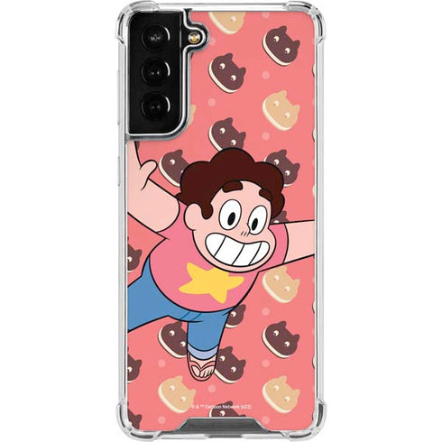 Cartoon Network Steven Universe Steven Universe Free Falling Galaxy S21 FE Clear Case