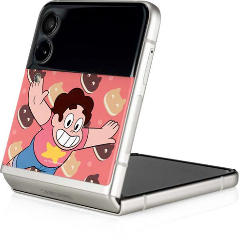Cartoon Network Steven Universe Steven Universe Free Falling Galaxy Z Flip4 5G Skin