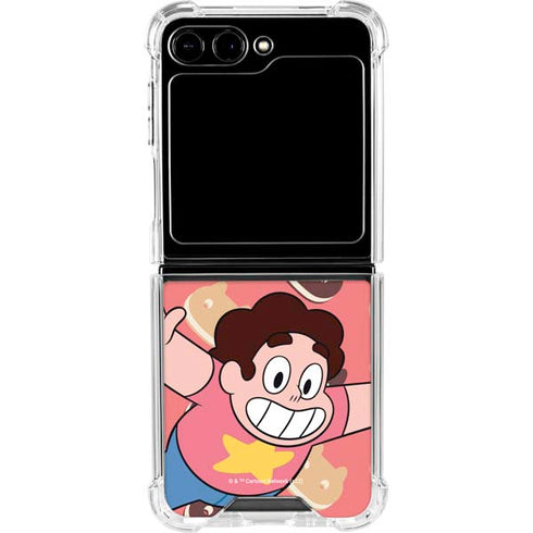 Cartoon Network Steven Universe Steven Universe Free Falling Galaxy Z Flip5 5G Clear Case