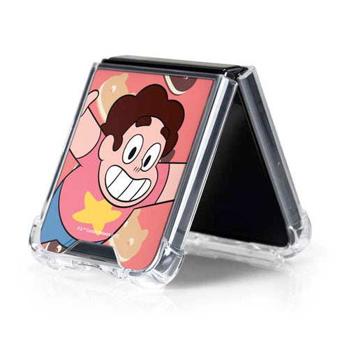Cartoon Network Steven Universe Steven Universe Free Falling Galaxy Z Flip5 5G Clear Case