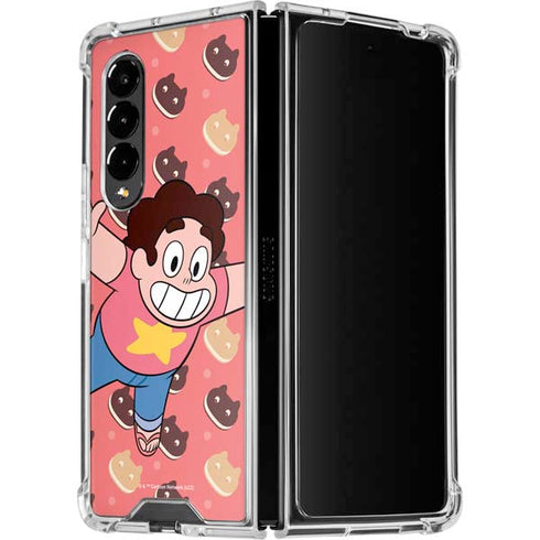 Cartoon Network Steven Universe Steven Universe Free Falling Galaxy Z Fold4 5G Clear Case