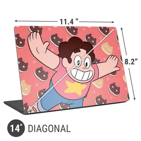 Cartoon Network Steven Universe Steven Universe Free Falling Universal Laptop 14in (11.4 x 8.2in) Skin