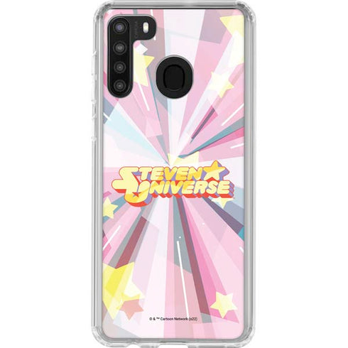 Cartoon Network Steven Universe Steven Universe Logo Galaxy A21 Clear Case
