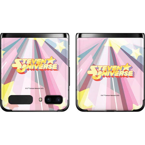 Cartoon Network Steven Universe Steven Universe Logo Galaxy Z Flip Skin
