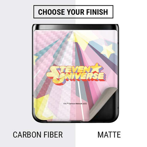 Cartoon Network Steven Universe Steven Universe Logo Galaxy Z Flip Skin