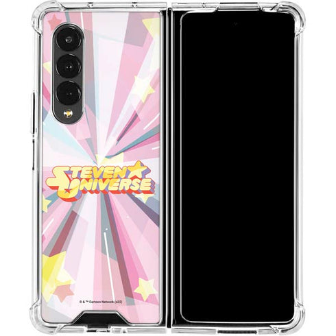 Cartoon Network Steven Universe Steven Universe Logo Galaxy Z Fold4 5G Clear Case