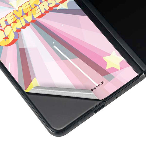 Cartoon Network Steven Universe Steven Universe Logo Galaxy Z Fold4 5G Skin