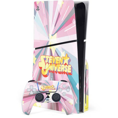 Cartoon Network Steven Universe Steven Universe Logo PS5 Slim Disk Bundle Skin