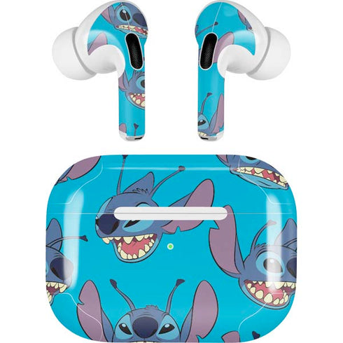 Disney Lilo and Stitch Face Expression Pattern Apple AirPods Pro Skin