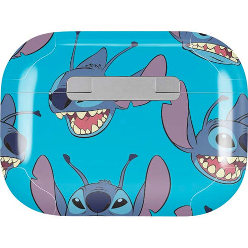 Disney Lilo and Stitch Face Expression Pattern Apple AirPods Pro Skin