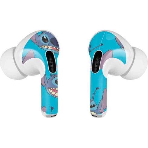 Disney Lilo and Stitch Face Expression Pattern Apple AirPods Pro Skin