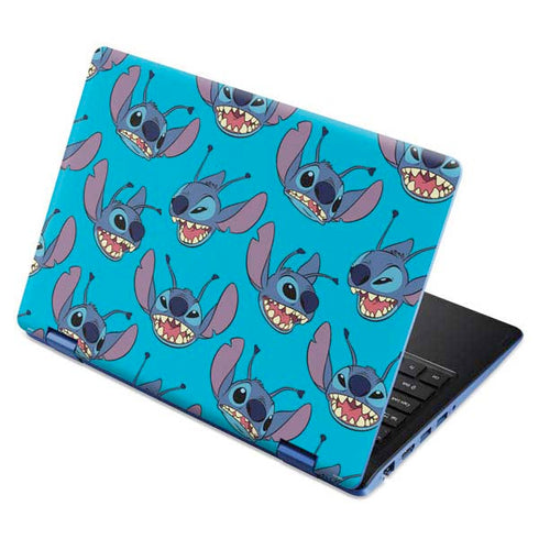 Disney Lilo and Stitch Face Expression Pattern Aspire R11 11.6in Skin