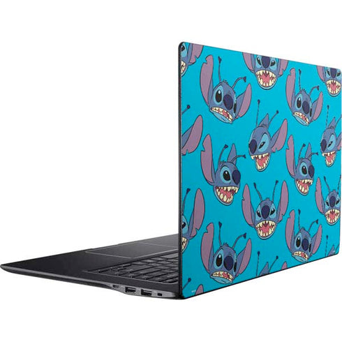 Disney Lilo and Stitch Face Expression Pattern Ativ Book 9 (15.6in 2014) Skin