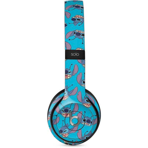 Disney Lilo and Stitch Face Expression Pattern Beats Solo 2 Wired Skin