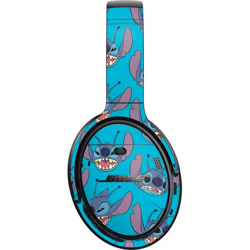 Disney Lilo and Stitch Face Expression Pattern Bose QuietComfort 35 Headphones Skin