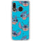 Disney Lilo and Stitch Face Expression Pattern Galaxy A20 Clear Case
