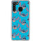 Disney Lilo and Stitch Face Expression Pattern Galaxy A21 Clear Case