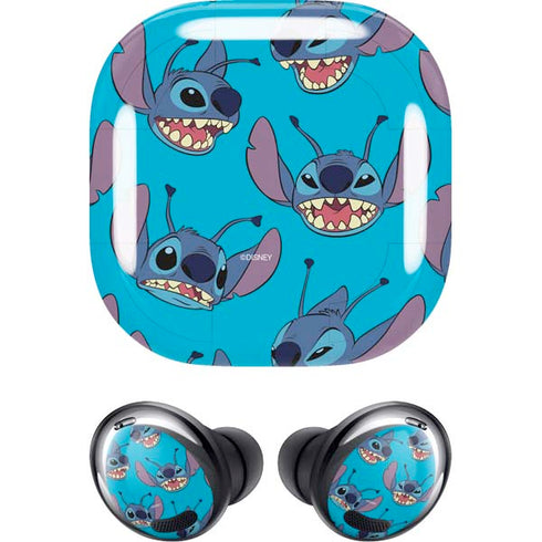 Disney Lilo and Stitch Face Expression Pattern Galaxy Buds Pro Skin