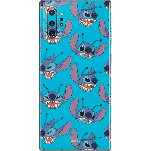 Disney Lilo and Stitch Face Expression Pattern Galaxy Note 10 Plus Skin