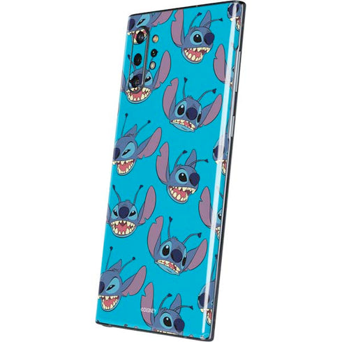 Disney Lilo and Stitch Face Expression Pattern Galaxy Note 10 Plus Skin