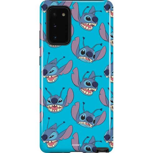 Disney Lilo and Stitch Face Expression Pattern Galaxy Note20 5G Pro Case