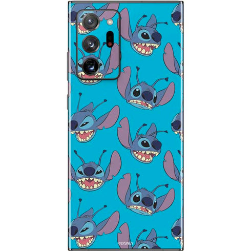 Disney Lilo and Stitch Face Expression Pattern Galaxy Note20 Ultra 5G Skin