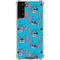 Disney Lilo and Stitch Face Expression Pattern Galaxy S21 FE Clear Case