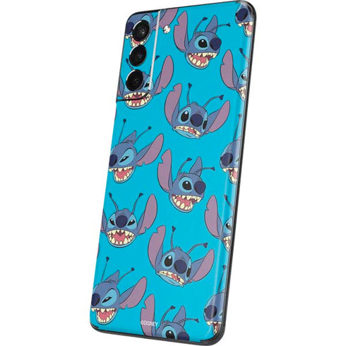 Disney Lilo and Stitch Face Expression Pattern Galaxy S21 Plus 5G Skin