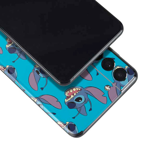 Disney Lilo and Stitch Face Expression Pattern Galaxy S21 Plus 5G Skin
