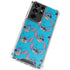 Disney Lilo and Stitch Face Expression Pattern Galaxy S21 Ultra 5G Clear Case