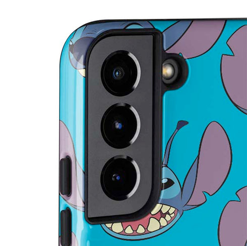 Disney Lilo and Stitch Face Expression Pattern Galaxy S22 Pro Case