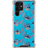 Disney Lilo and Stitch Face Expression Pattern Galaxy S22 Ultra Clear Case